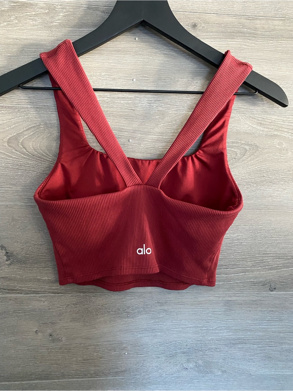 Alo Alosoft Ribbed Bra Tank - Picture 4 of 6